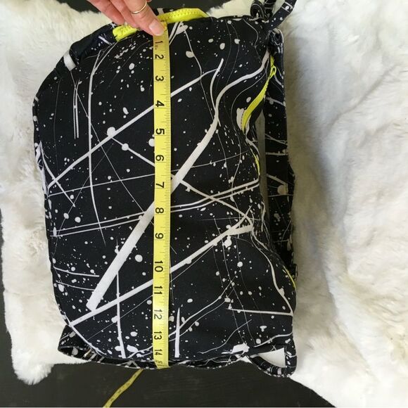 ZumbaUnisex Black White Yellow Adjustable Straps Swag Duffle Backpack Bag main image 15
